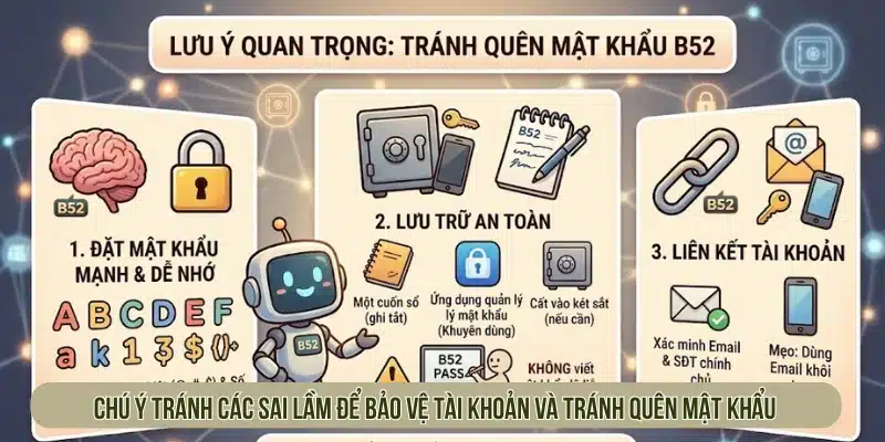 Quên Mật Khẩu B52 - Cách Lấy Lại Tài Khoản An Toàn Tránh sai lầm khi khôi phục mật khẩu B52